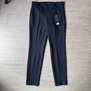 Liverpool Los Angeles Knit Pants Trouser Blue Dotted NWT 29x31 Pleated Size 4 - Picture 1 of 11
