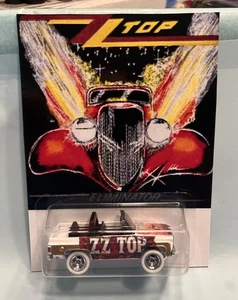 "Custom Made" Hot Wheels ‘75 Custom Chevy Blazer ZZ Top,Famous Rock Real Riders - Picture 1 of 11