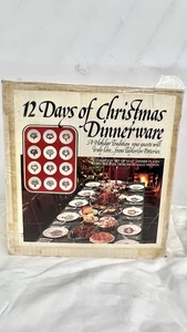 TAYLORTON POTTERERIES SALLY MERRWIN 12 DÍAS DE NAVIDAD PLATOS 10-1/2" NUEVOS - Imagen 1 de 5