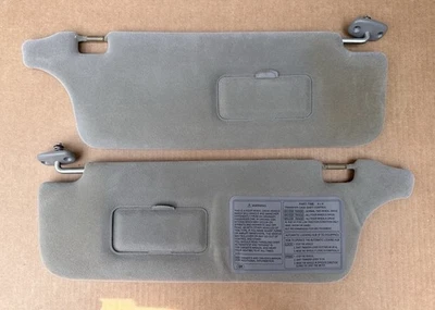 Juego de parasol gris para conductor pasajero Isuzu Trooper/Acura SLX 1992-1997 FABRICANTE DE EQUIPOS ORIGINALES Foto 1 de 4