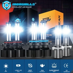 LED Headlight 880 Fog Light For Chevy Silverado 1500 2500 HD 1999 2000 2001 2002 - Picture 1 of 17