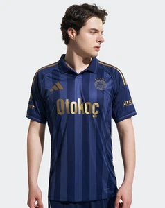 Maglia terza maglia Fenerbahce Adidas stagione 2025/2026 blu scuro ufficiale 25 26 - Foto 1 di 8