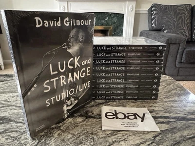 David Gilmour Luck and Strange Signed Autographed Pink Floyd Hardback✅ - Image 1 of 4