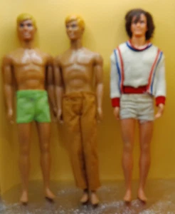 Sun Lovin Malibu suntan Tennis Ken Mattel lot 3 vintage Barbie - Picture 1 of 6