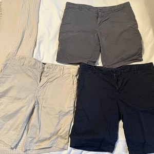 Hugo Boss Men's Slim Shorts Size 32. Khaki , Grey, Blue. 3 Total - Picture 1 of 5