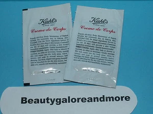 2 KIEHL'S CREME DE CORPS ALL OVER BODY MOISTURIZER CREAM SAMPLE TRIAL - Picture 1 of 1