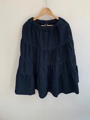 Falda midi Comme des Garcons, hecha en Japón, talla M Foto 1 de 4