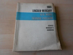 1969 Lincoln-Mercury New Model Training Program Service Manager’s Handbook RARE - Picture 1 of 15