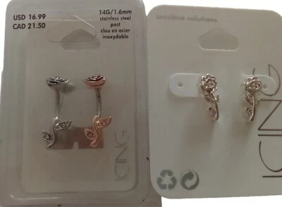 bisutería acero inoxidable 14g Foto 1 de 4