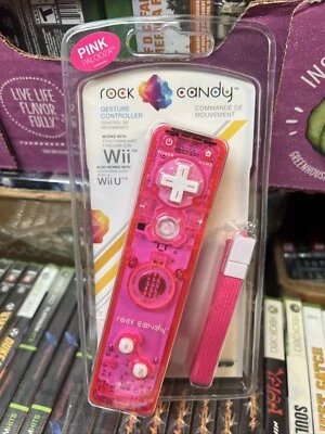 Rock Candy Pink Controller For Nintendo WII & WII U SEALED PINK - Image 1 of 3