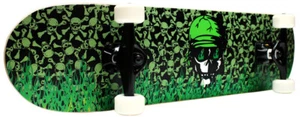 PRO Skateboard Complete Green Flame 7.5 in FREE SHIPPING! - Picture 1 of 4