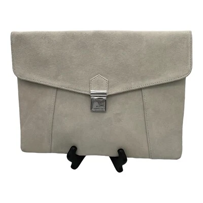 Limited Edition Oversized Suede Clutch NOS Target 2012 Tan/Natural Color - Image 1 of 4
