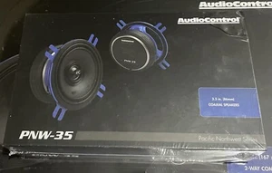 AudioControl PNW-35 3-Way 3.5" Car Door Coaxial Speakers - 25W RMS, 2 Ohm (Pair) - Picture 1 of 5
