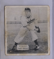 1950 HAGE'S Dairy  Al Jurisich  San Diego Padres  Cardinals Phillies