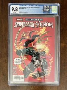 Spider-Man/Venom #1 FCBD 2023, CGC 9.8, ¡estuche como nuevo! ¡Páginas blancas! ¡Solo 10 en CGC! - Imagen 1 de 2