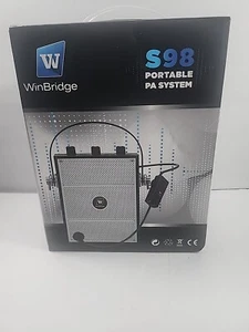 WinBridge S98 Wireless Voice Amplifier Portable Bluetooth 5.3 PA System - Picture 1 of 3