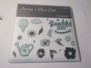 Close To My Heart Stamp & Thin Cuts Beautiful Day  CC5202 Free Shipping - Bild 1 von 2