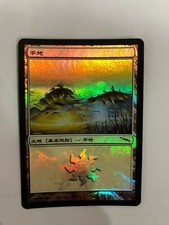 MTG JAPANESE FOIL MIRRODIN PLAINS MINT MAGIC THE GATHERING ASIAN BASIC LAND #289