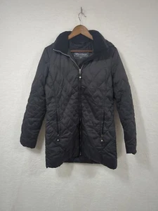 Eddie Bauer Puffer Daunen Steppjacke abnehmbarer Hoodie Damen schwarz S - Bild 1 von 13