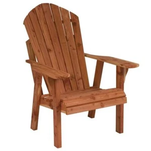 EZ IN & OUT ADIRONDACK CHAIR - Amish Red Cedar Outdoor Armchair - Picture 1 of 2