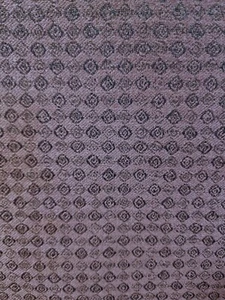 Retro Plum Circles Upholstery Decorating Fabric By-The-Yard Qty Discounts - Picture 1 of 10