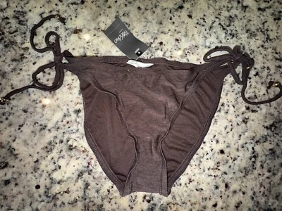 Juniors новый с Ярлыками средний темно-коричневый бикини низ только ~ купальник ~ Mossimo - Изображение 1 из 2
