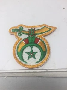 Shriners Fez Patch NOS Never Used Sew On Iron On Eastern Star - Picture 1 of 3