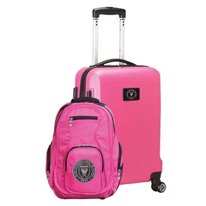 Inter Miami CF Deluxe 2 Piece Backpack & Carry-On Set -PINK - Picture 1 of 1