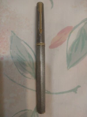 Pluma Estilográfica Parker 75 Premir Plata de Ley Oro 18k M Nuevo en Caja Hecha en Francia  Foto 1 de 4