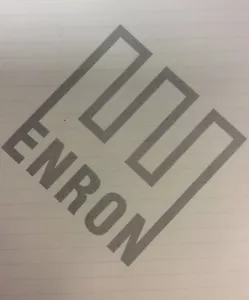 Collectible Enron Logo Lined Notepad 8 1/2" x 7 1/4" Original Swag 14 pages - Picture 1 of 12