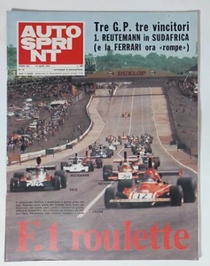 26752 Autosprint a. XIV Nr. 14 1974 - Drei GP drei Sieger - F1 Roulette - Bild 1 von 2