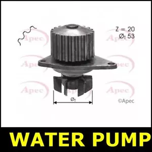 Water Pump FOR PEUGEOT 306 1.4 93->02 CHOICE2/2 Petrol Apec - Picture 1 of 3