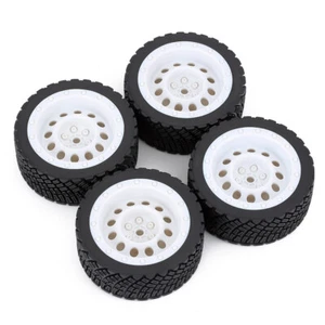 4PCS 12mm Hex 67mm RC Car Rubber Tires Wheel Rim for 1/10 HSP WLtoys 1/14 144001 - Picture 1 of 9
