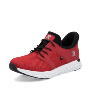 Rieker Ladies Slippers Trainers Sneakers Low Shoes Sport Shoes Red M9050 - Picture 1 of 11