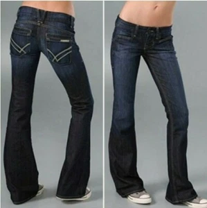 William Rast Womens Sz 27 Savoy Flare Boot Cut Low Rise Jeans - Picture 1 of 9