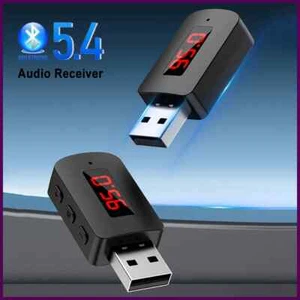 USB Bluetooth 5.3 5.4 Adapter USB Dongle Wireless Music Audio Receiver - Afbeelding 1 van 21