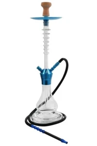 Shisha Komplettset Kaya Clear ELOX 630FL Cut Shim Schliff Blau 2 Schlauch - Bild 1 von 1
