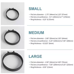 For SLR DSLR lens camera eTone Following Focus Gear Ring Lens Focus Tab - Picture 1 of 18