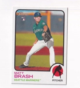 (10) Matt Brash 2022 TOPPS HERITAGE HIGH NUMBER ROOKIE LOT #547 SEATTLE MARINERS - Picture 1 of 1