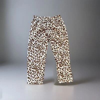 Dearfoams women's size L cuffed sleep Pajama pants Leopard pattern! - Image 1 of 4