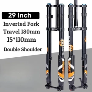 26/27.5/29Inch DH MTB Air Suspension Fork Fork Downhill E-bike Inverted Air Fork - Picture 1 of 17
