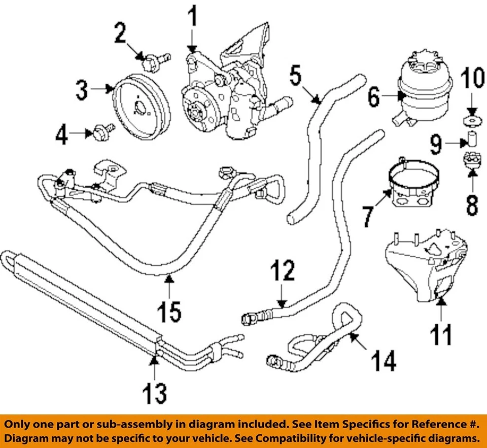 BMW OEM 06-15 Serie 1 M Bomba Mangueras-Tanque Depósito 32416851218 Foto 1 de 1