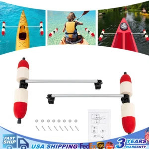 Sistema estabilizador de PVC 2x brazos estabilizadores pesca EE. UU. para barco marino kayak canoa - Imagen 1 de 14