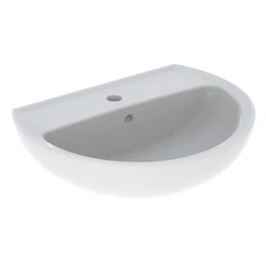 Twyford Alcona Washbasin 1 Tap Hole, 2 Tap Holes, 55 cm or 60 cm - White - Picture 1 of 30
