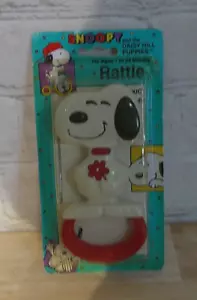 Snoopy Baby Rattle en paquete original de Danara solo una pantalla nunca abierta - Imagen 1 de 4