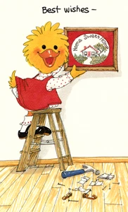 Suzy's Zoo - Good Luck Card With Envelope - New Home Greeting Card - Moving - Picture 1 of 5