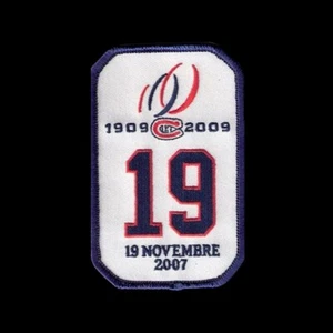 NHL Montreal Canadiens Retirement Patch Larry Robinson # 19 - Picture 1 of 1
