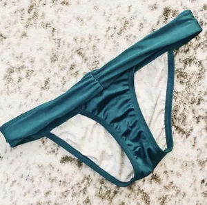 Parte inferior de bikini Victoria’s Secret verde azulado profundo talla XS - Imagen 1 de 4
