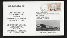 FFC  LAST FLIGHT LOCKHEED 10A CF-TCA  MONTREAL TO OTTAWA 1968(AAMC6821) (B3261)