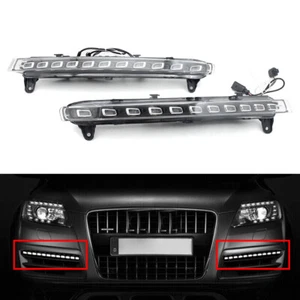 LED-Tagfahrlicht Blinker, Nebelscheinwerfer, Paar, passend für Audi Q7 2006–2009 - Bild 1 von 14